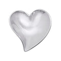 Mariposa Small Heart Bowl, One Size, Silver