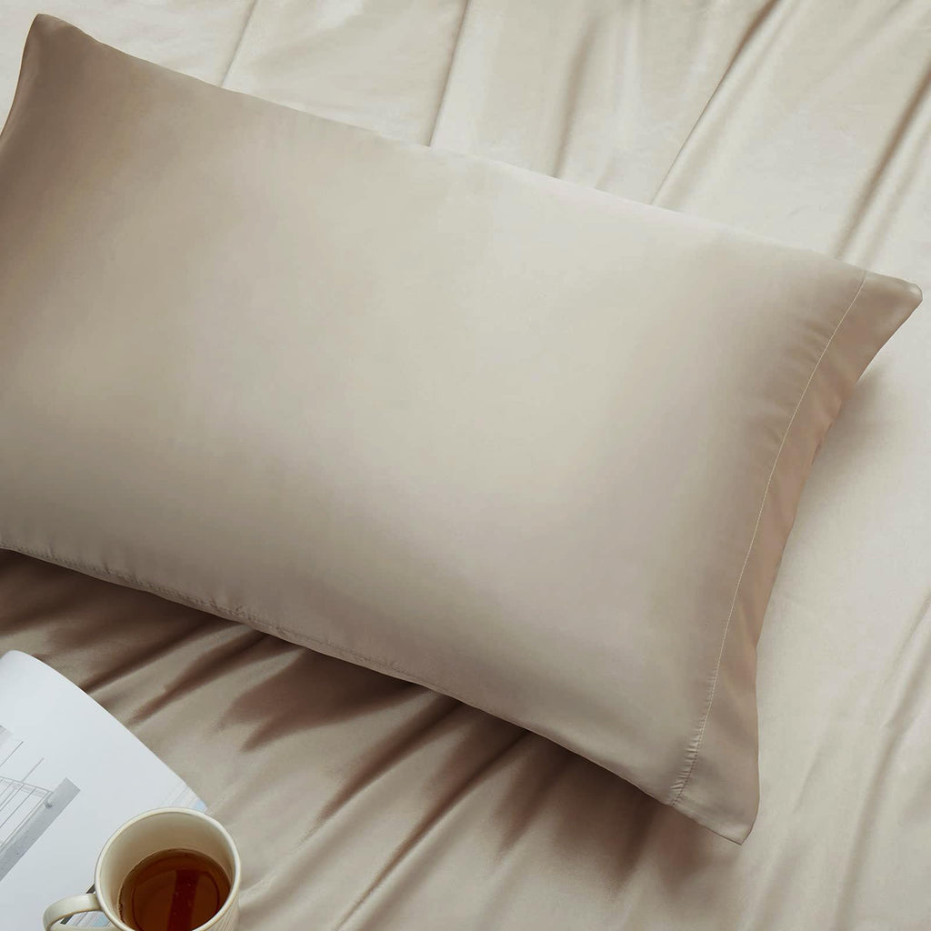 Ersmak Satin Pillowcase Standard Set Of 4, 20'' X 26'' Ultra Soft & Silky Satin Pillow Cases For Hair And Skin, Wrinkle Fade Res