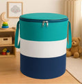 Raj Bag Cloth Laundry Basket Non Woven Waterproof Foldable with Handle (C Green)