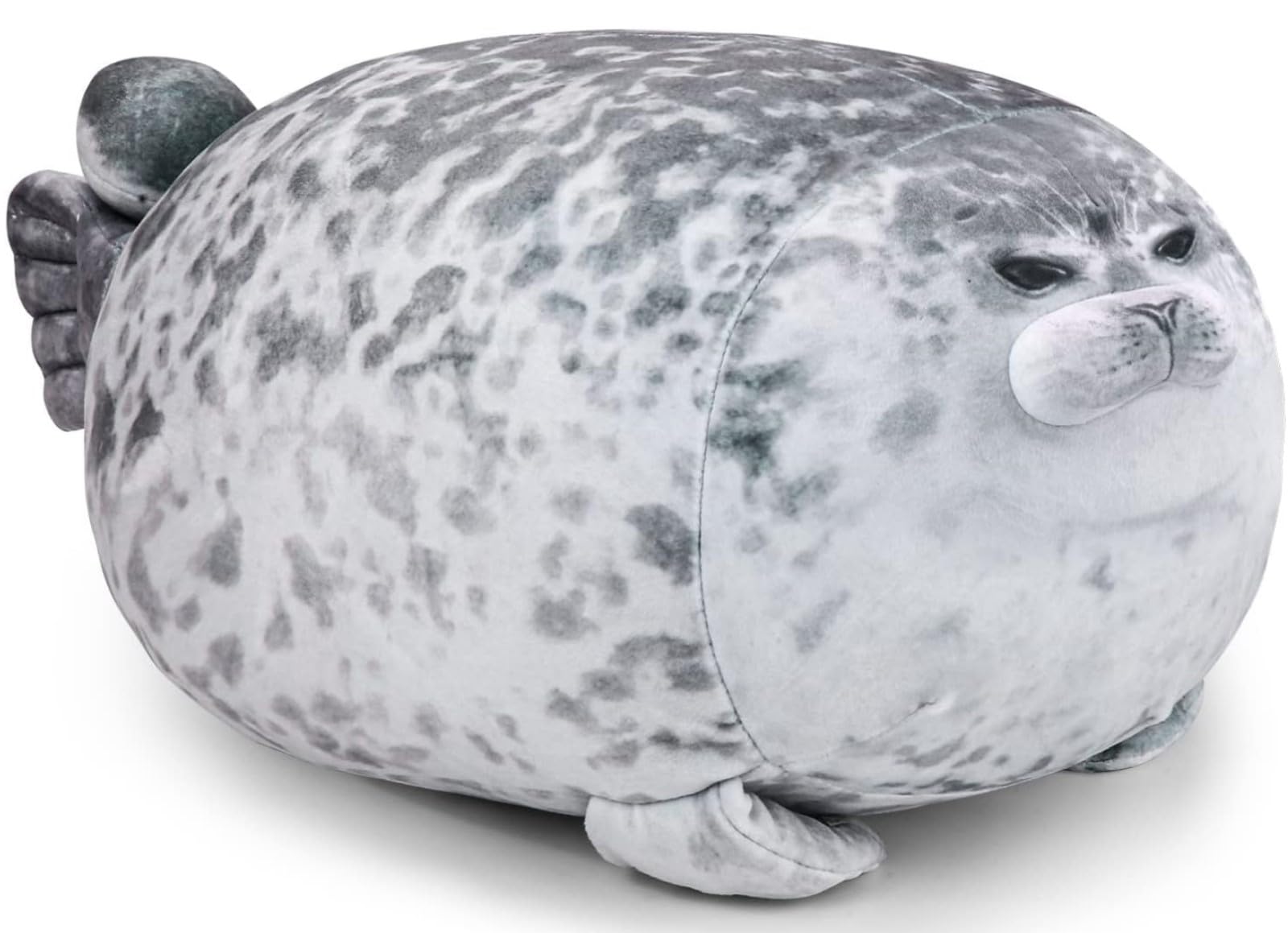 Luxsit 23.8 Inch Chubby Blob Seal Pillow, Large Seal Plush Pillow, Soft And Cute Seal Stuffed Animal Toy For Kids And Adults, Gr