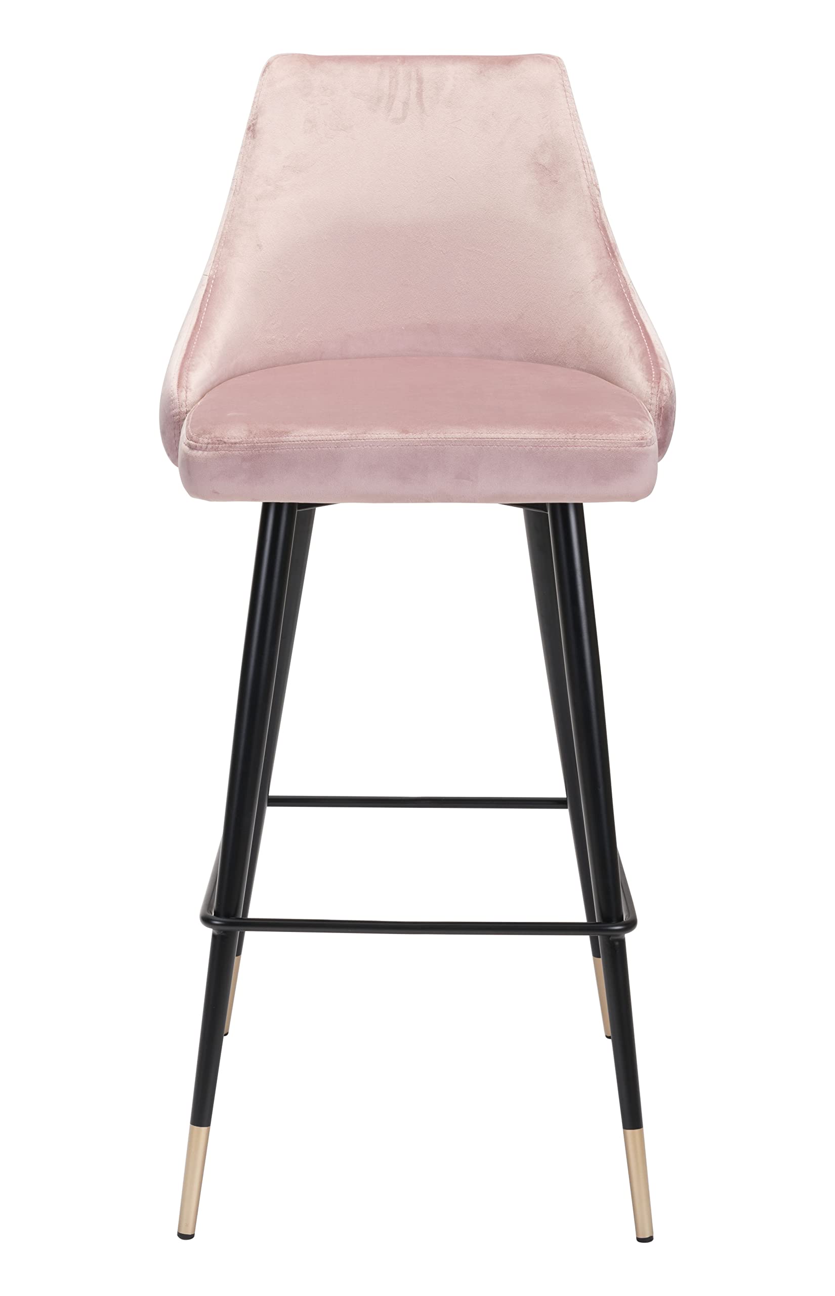 Zuo Piccolo Barstool Pink