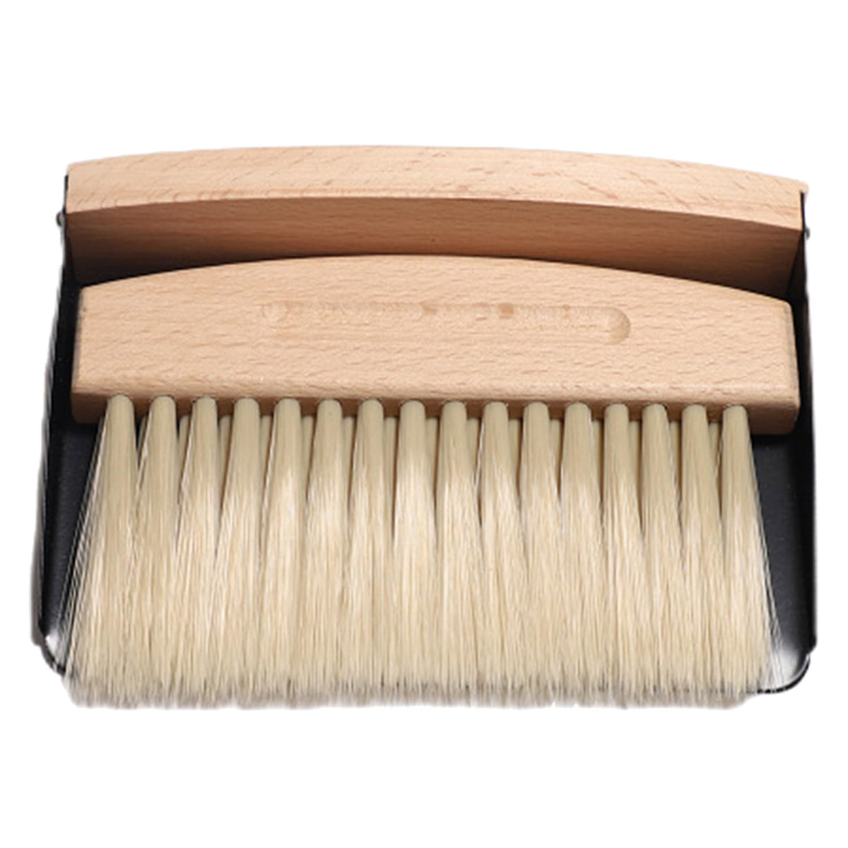 Beechwood Hand Broom And Dustpan For Easy Surfaces And Floor Maintenance Comfortable Grip Brush Beechwood Texture