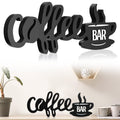Yulejo Coffee Bar Sign Wooden Block Farmhouse Coffee Bar Decor Rustic Coffee Bar Decor for Coffee Bar Wooden Coffee Decor for Co