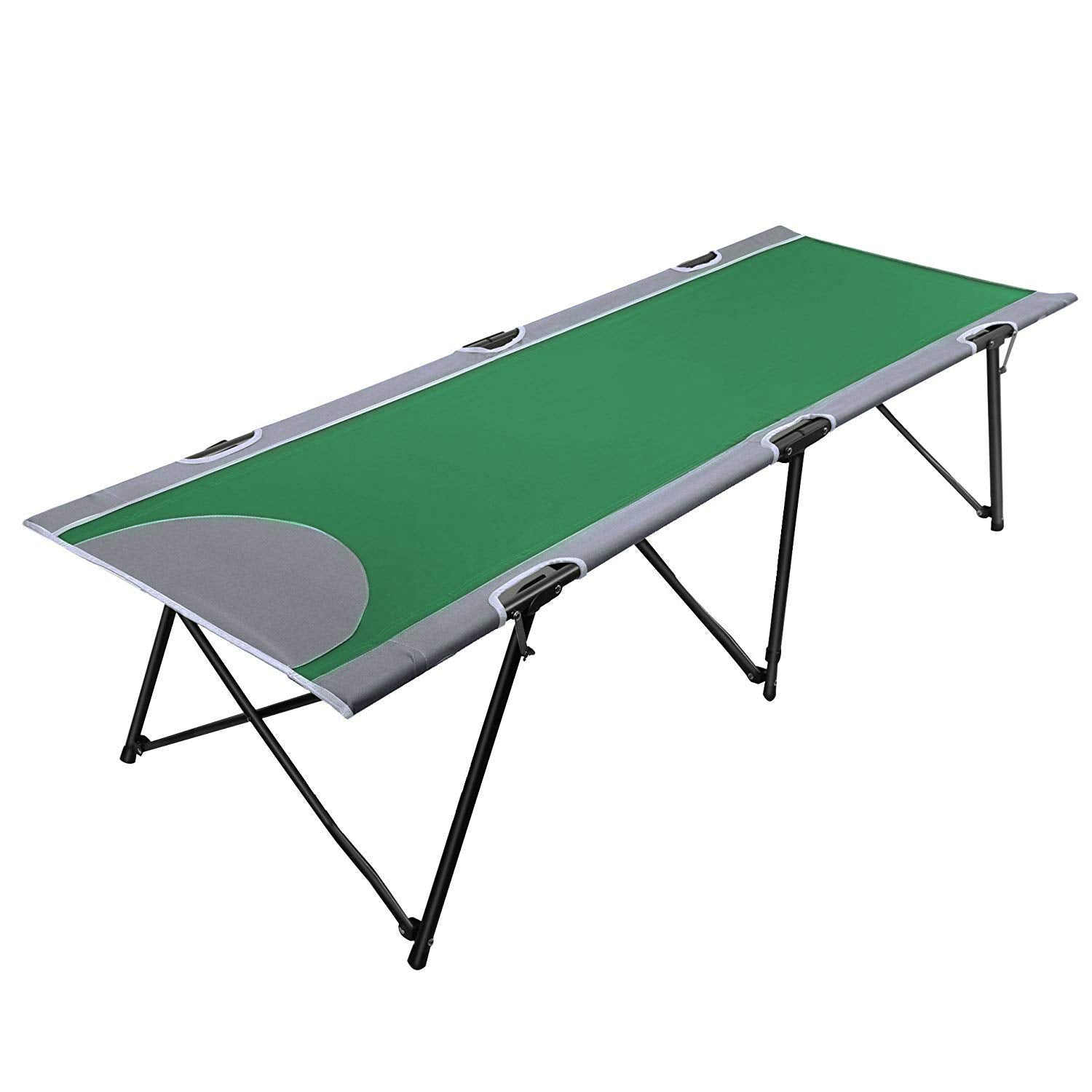 PORTAL Portable Adults Outdoor Bed Camp Cots for Sleeping with Carry Bag for Home, Travel, Office, Beach, Support up to 300lbs, 