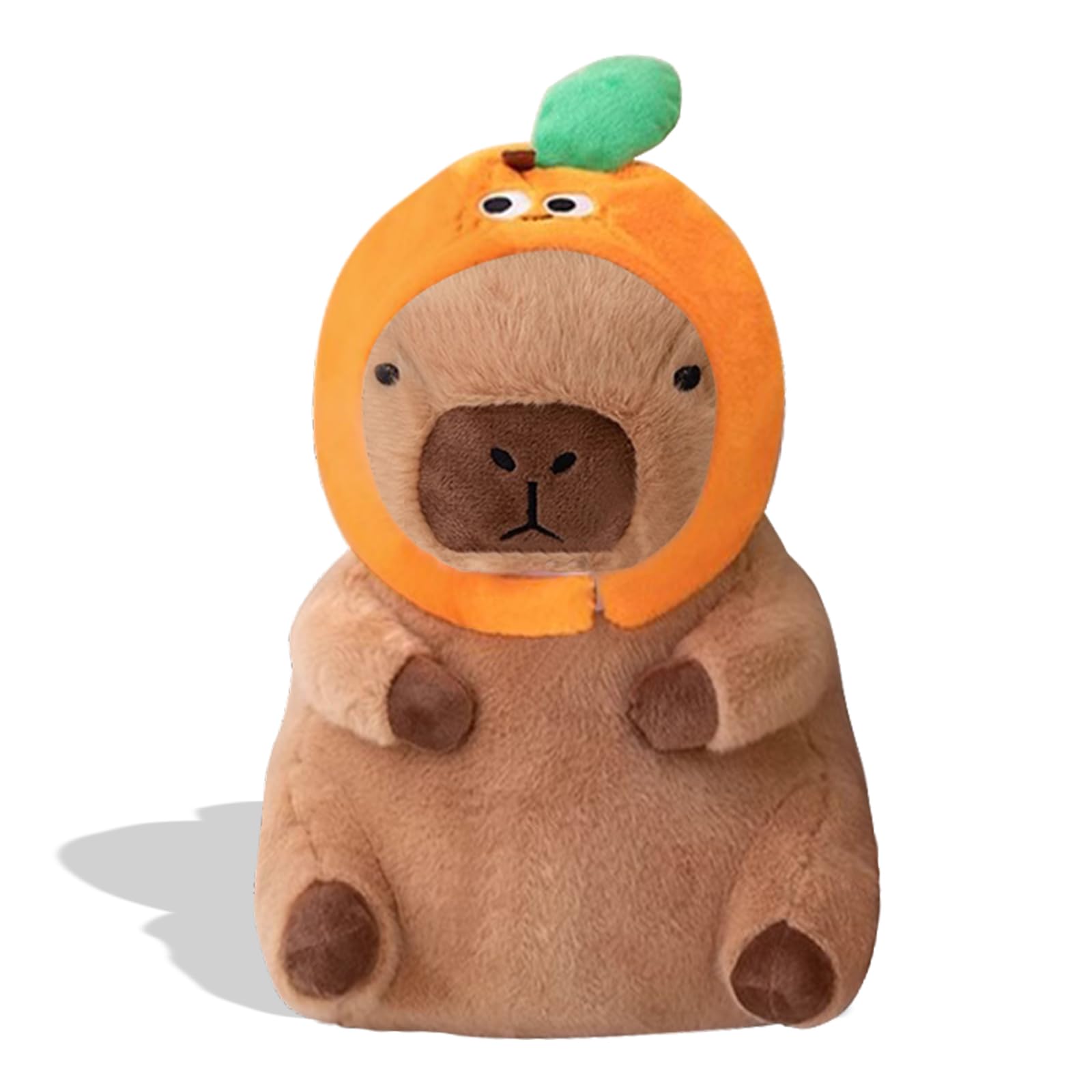 Acgtrick Cute Capybara Plush Soft Capybara Stuffed Animal With Orange Hat Kawaii Capybara Plushies Stuffed Capybara Hugging Gift