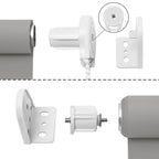 NUTRO CHILL Blackout Roller Shade 23" x 68" Silver Thermal Insulated UV Protection Polyester