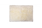 HomeRoots New Zealand Sheepskin, Microsuede 2' x 5' Natural Rectangular Sheepskin Area Rug