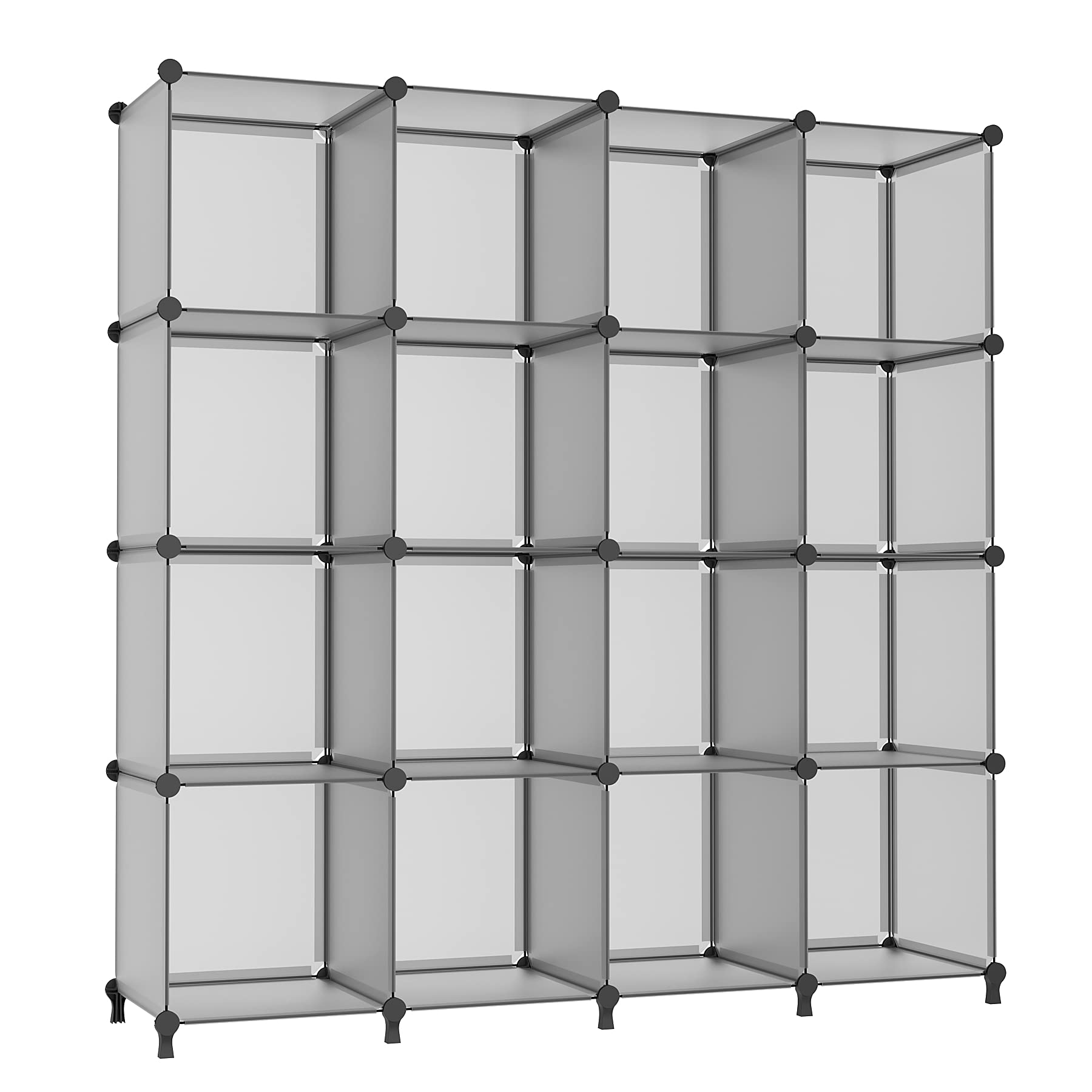 AWTATOS Cube Storage Organizer, 16 Cube Closet Organizer, Stackable Storage Cube Shelves, DIY Portable Closet Clothes Organizer 