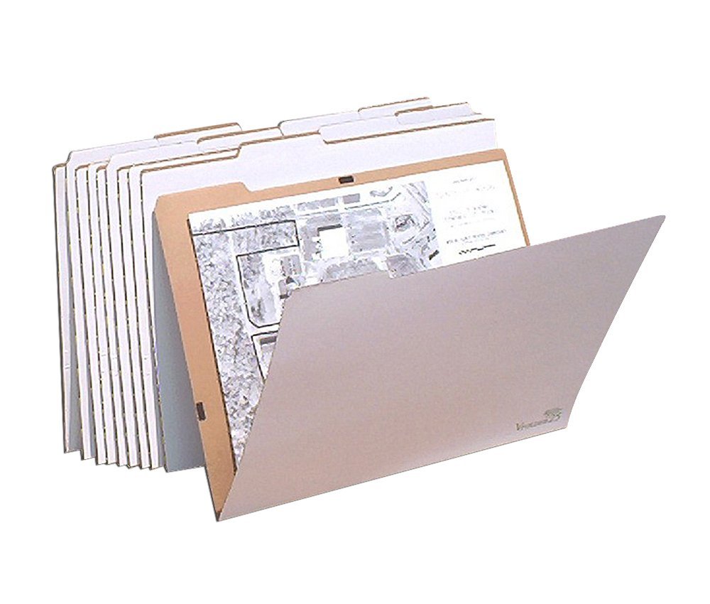 Vertical Flat Folder (Set Of 10) Size: 19' H X 26' W X 0.25' D
