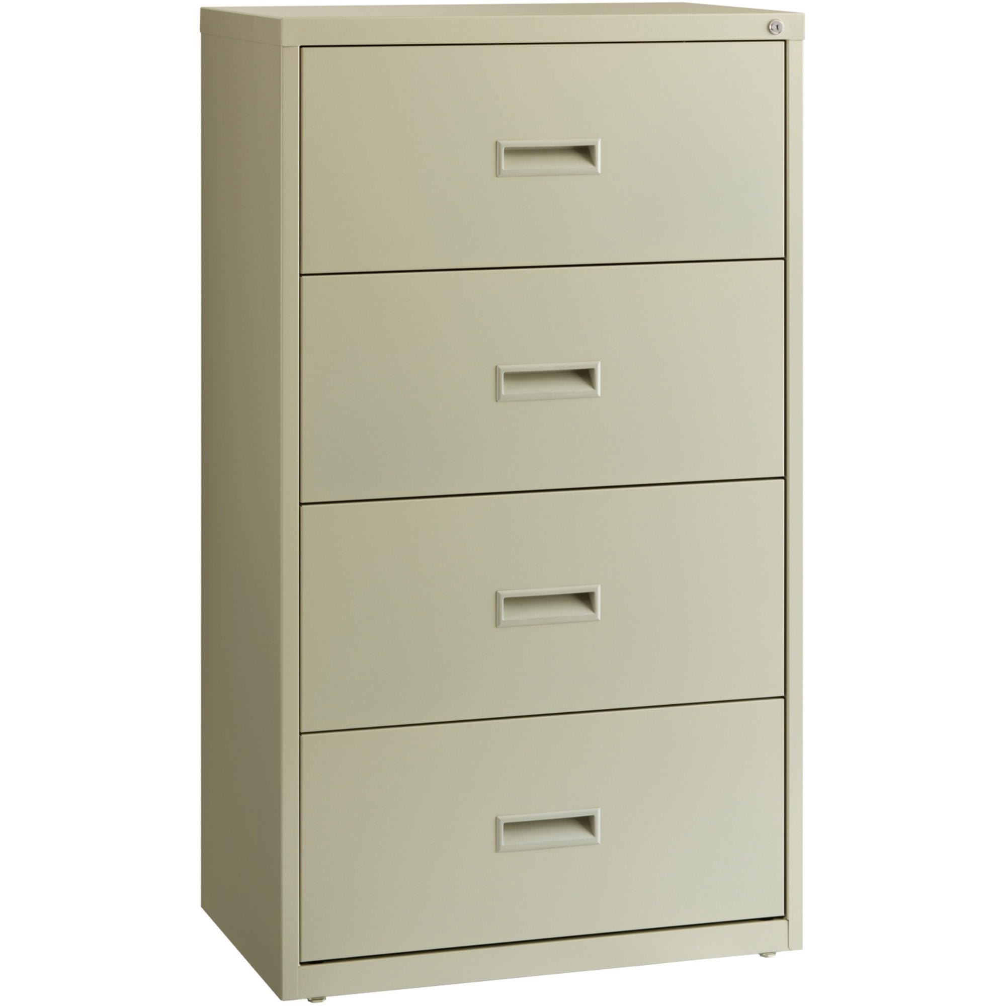 Lorell, Llr60559, Lateral File - 4-Drawer, 1 / Each, Putty