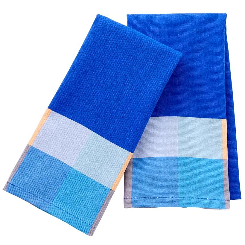 Summer Buffalo Plaid Bath Collection - Set of 2 Hand Towels