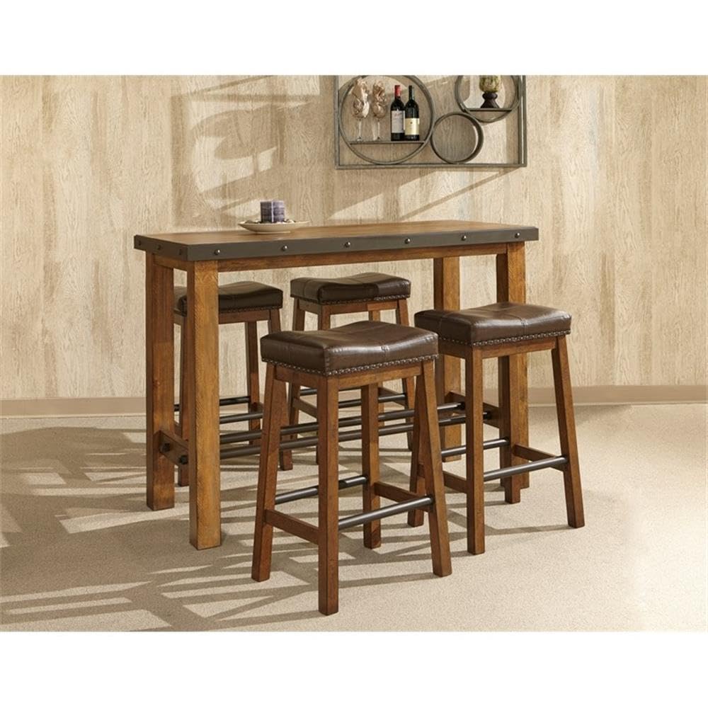 Intercon Taos 30" Tall Backless Bar Stool - Thumbnail 2