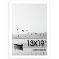 Golden State Art, 13x19 Wooden Picture Frame - Displays 13x19 Photos - Real Glass, Sawtooth Hanger, Swivel Tabs - Wall Mounting 