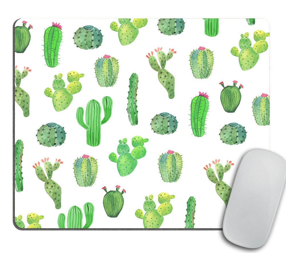 Cactus Mouse Pad Present Desk Decor Dorm Decor Office Decor Mousepad Office Supplies Green Cubicle Decor Cute Office Desk Access