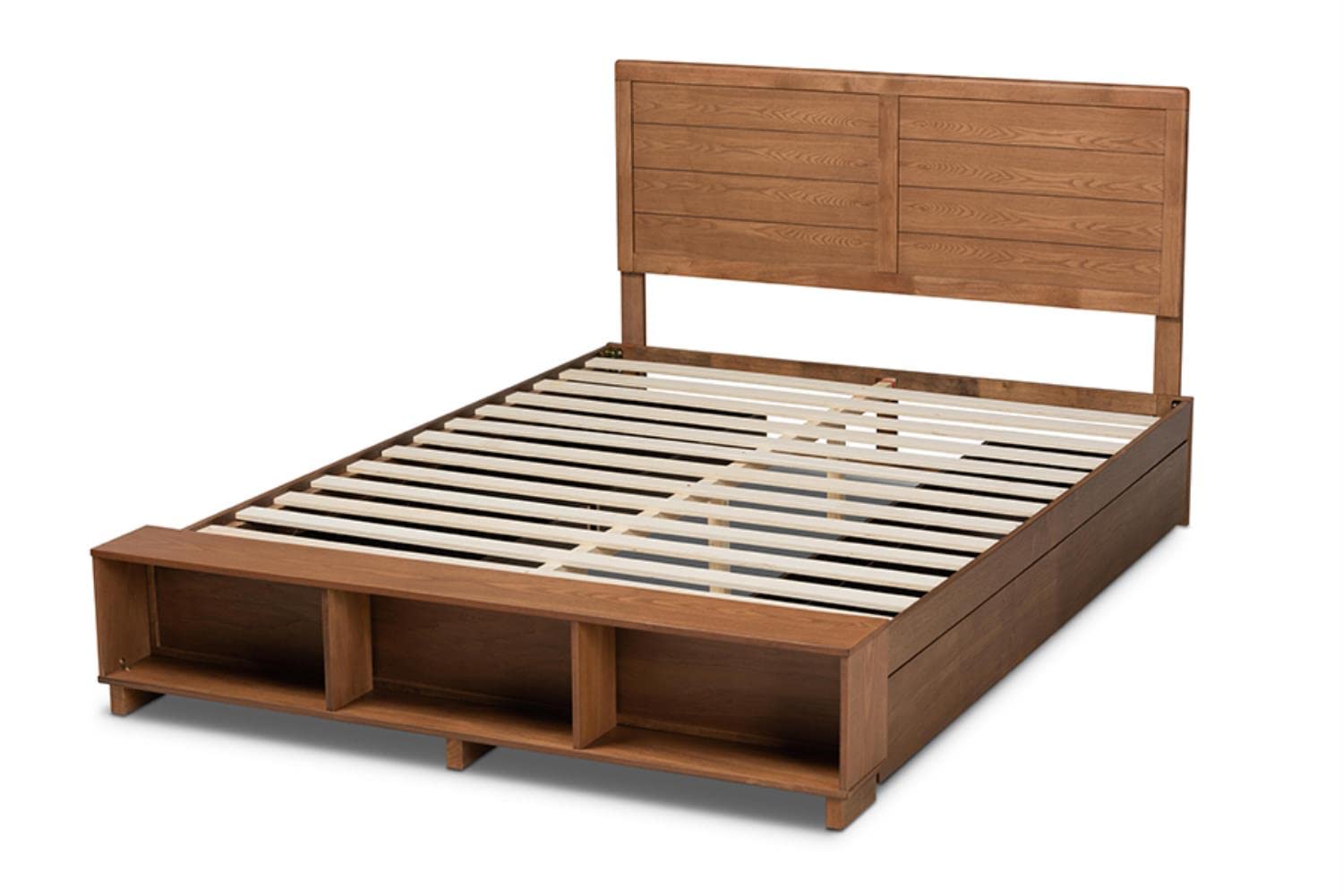 Baxton Studio Alba Platform Storage Bed - Thumbnail 3