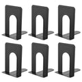 Jikiou Book Ends Universal Premium Bookends For Shelves, Non-Skid Bookend, Heavy Duty Metal Book End, Book Stopper For Books/Mov