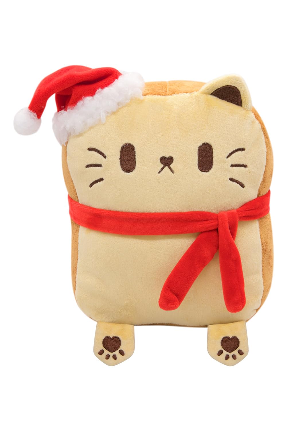 Pacreck Toast Bread Plush Pillow Toy Bread Doll Funny Cute Food Plushies Stuffed Animal Soft Birthday Party Xmas Gifts 12In (Yel