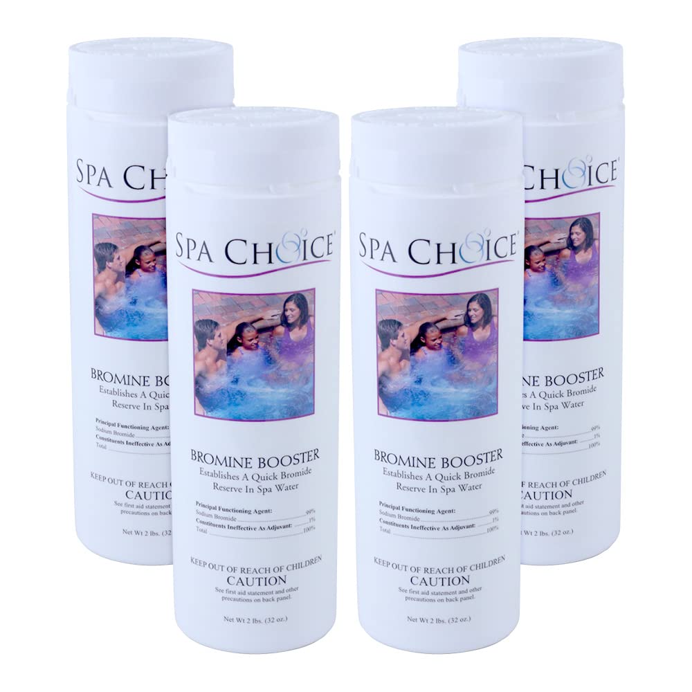 Spachoice 472-4-8230-04 Sodium Bromide For Hot Tub, 2-Pounds, 4-Pack