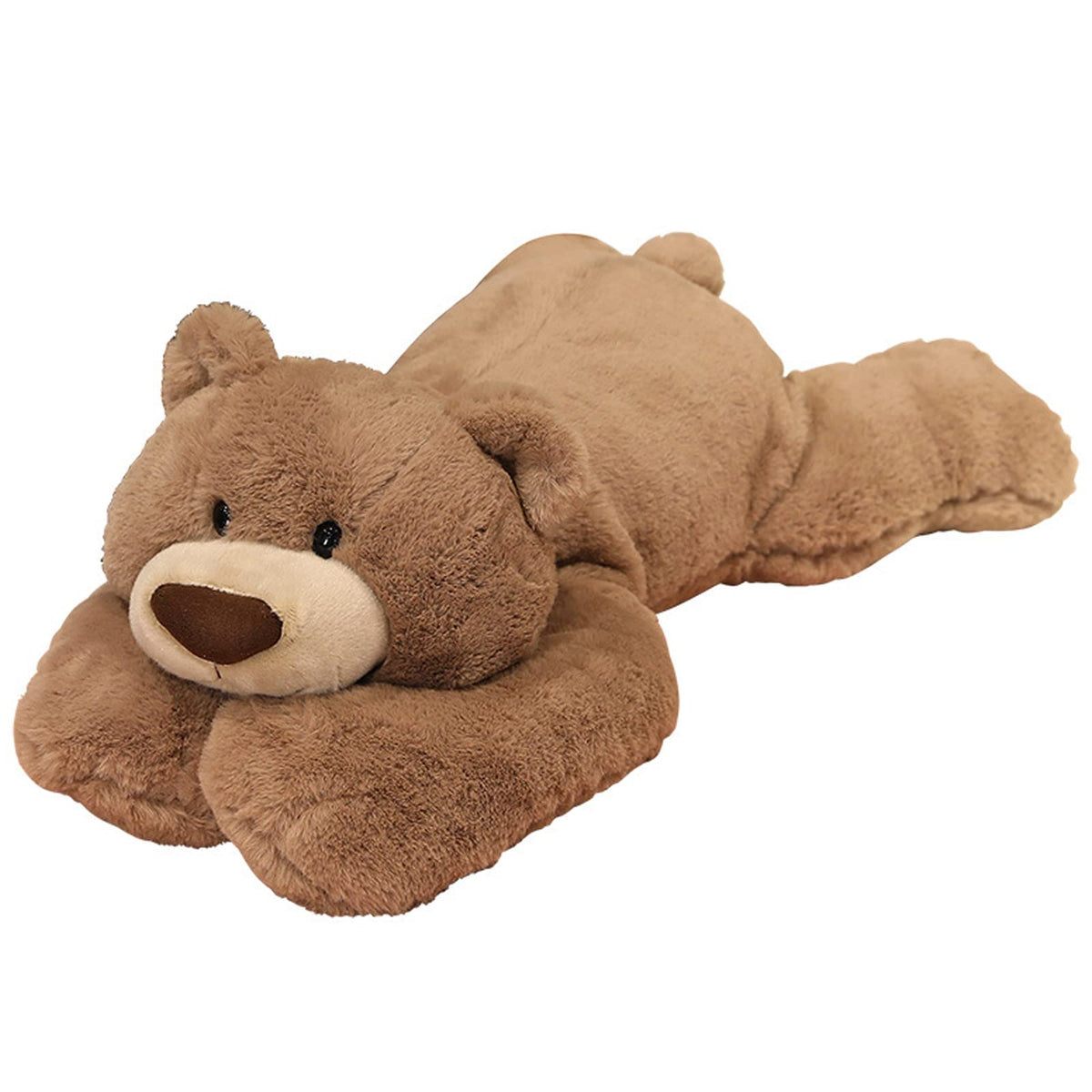 Ronivia Weighted Stuffed Animals, Weighted Bear Stuffed Animal Toy Cute Brown Bear Plush Pillow Weighted Plush Animals Toy, 11.8