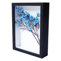 KAPIX Small Shadow Box 4x6 Picture Frame with HD Plexiglass Deep Wood Memory Box Display case for Flowers,Ticket,Memorabilia,Kee