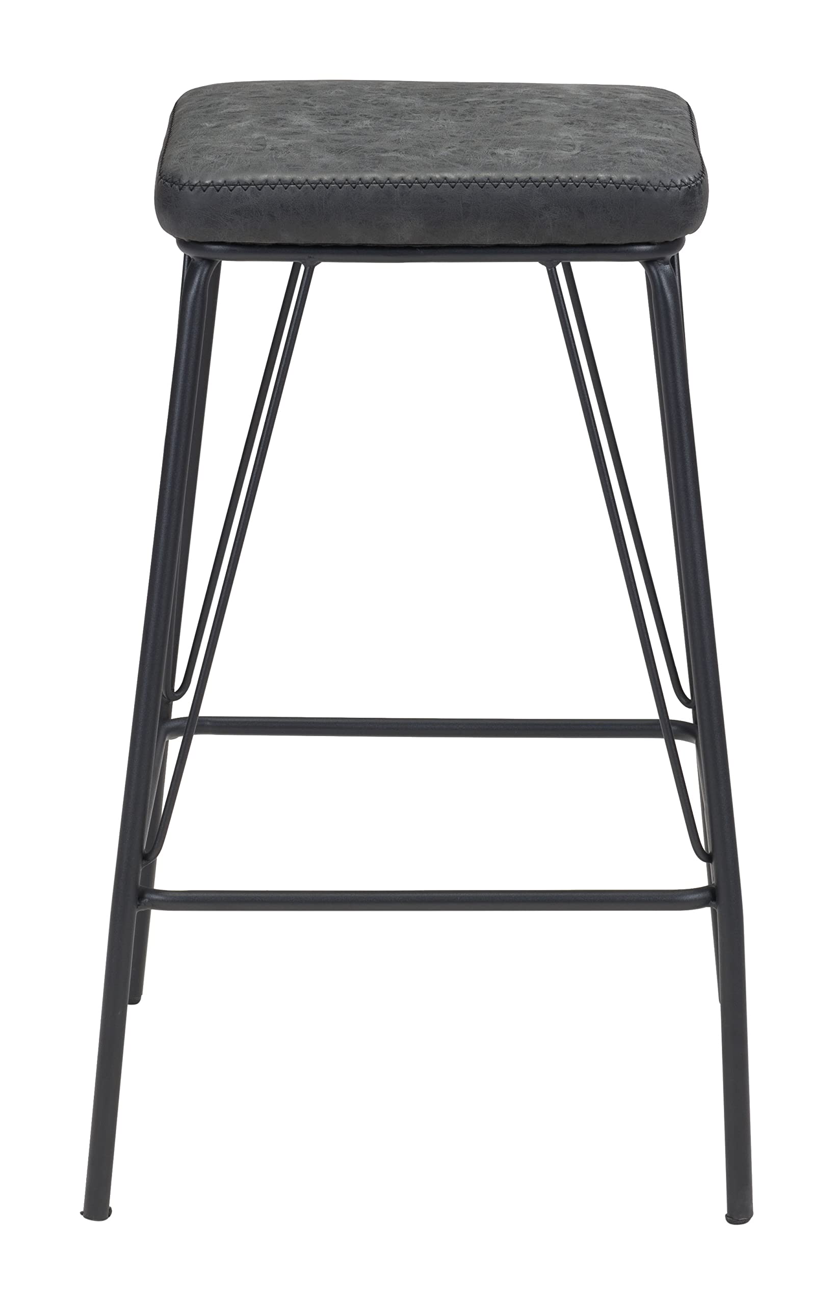 Zuo Samuel Counter Stool Vintage Black