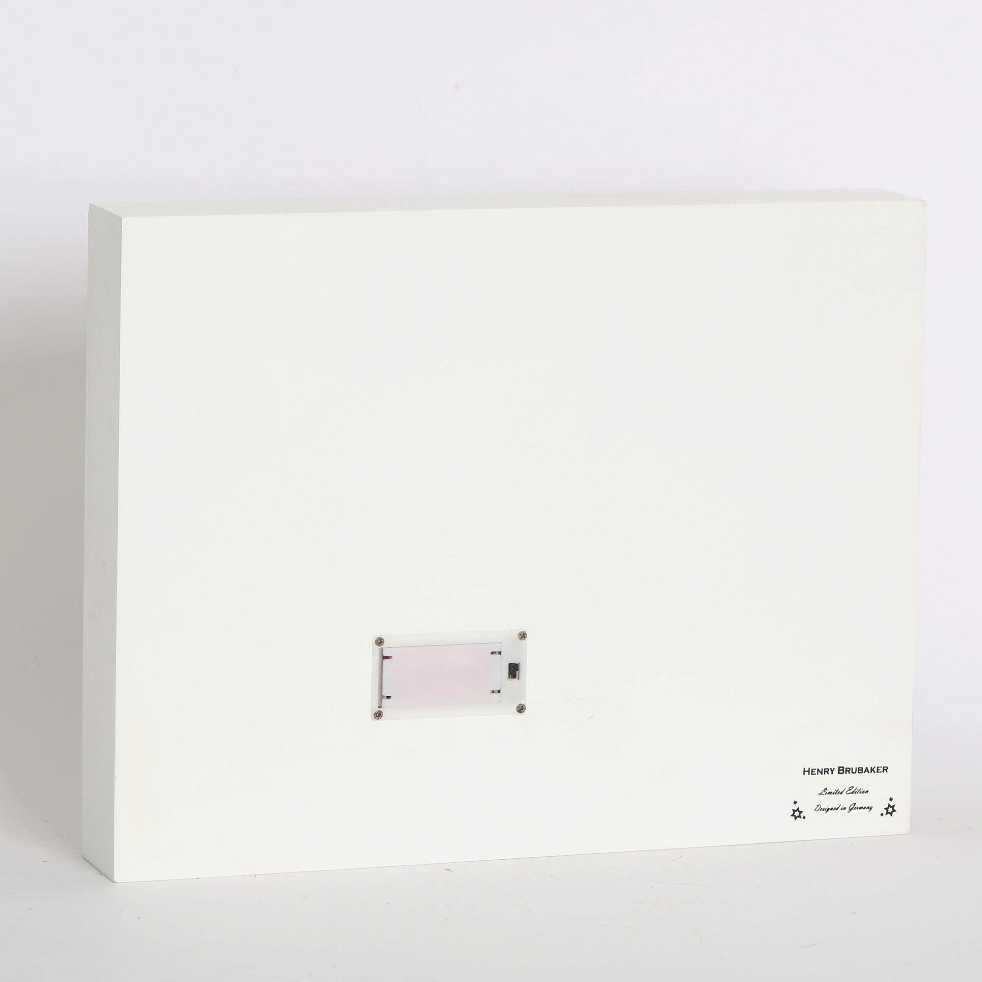 Brubaker Reusable Wooden Advent Calendar To Fill - Flying Santa Claus With Led Lighting - Diy Christmas Calendar 13.98 X 2.36 X