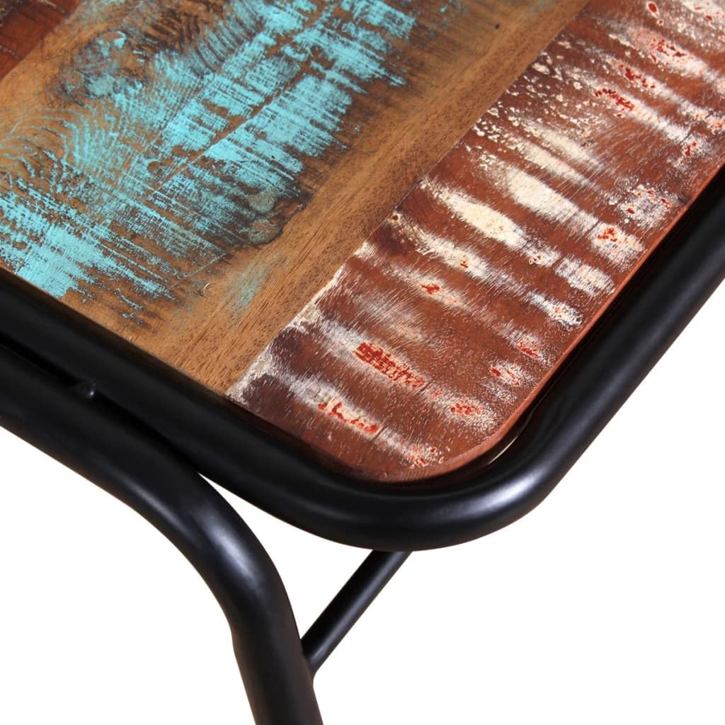 vidaXL 4X Dining Chair Solid Reclaimed Wood Kitchen Dinner Dining Room Seat