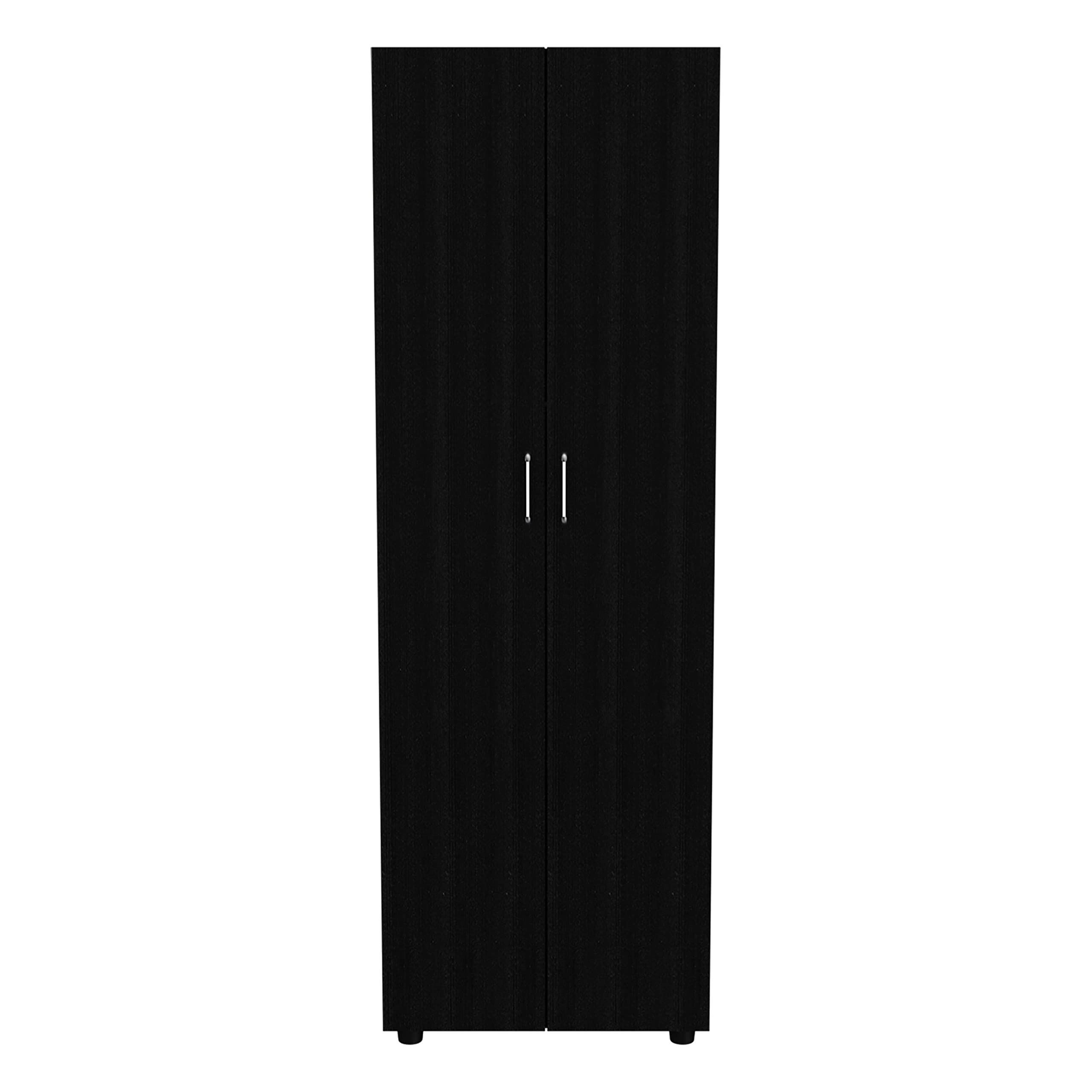 Georgia 2 Piece Bedroom Set, Armoire + Dresser, Black