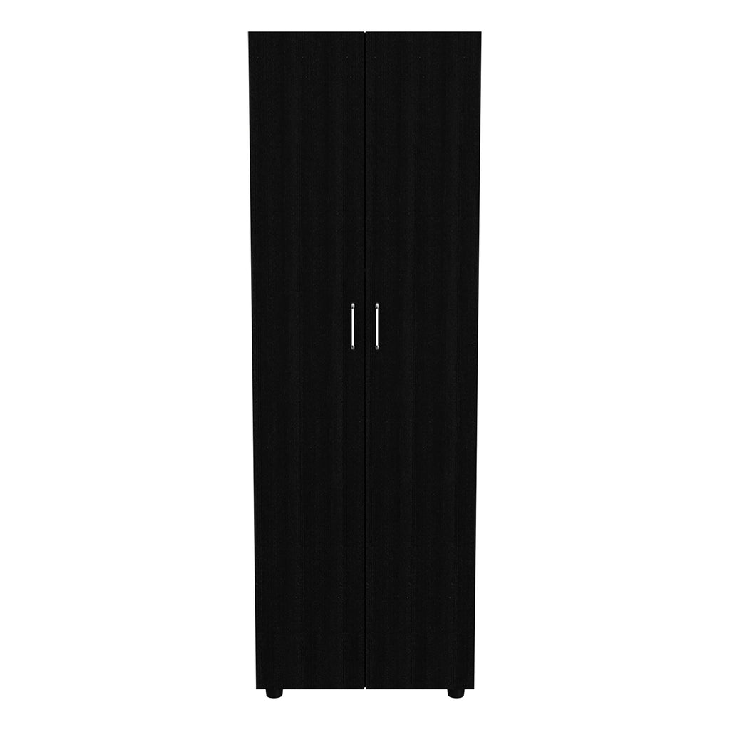 Georgia 2 Piece Bedroom Set, Armoire + Dresser, Black