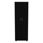Georgia 2 Piece Bedroom Set, Armoire + Dresser, Black
