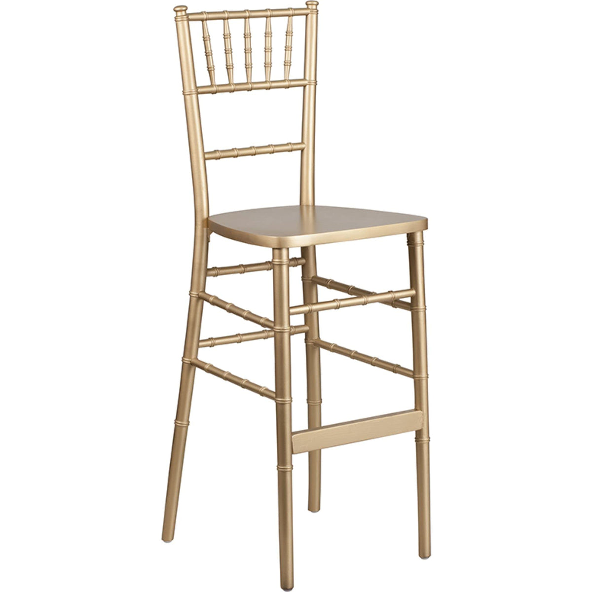 Flash Furniture HERCULES Series Gold Wood Chiavari Barstool