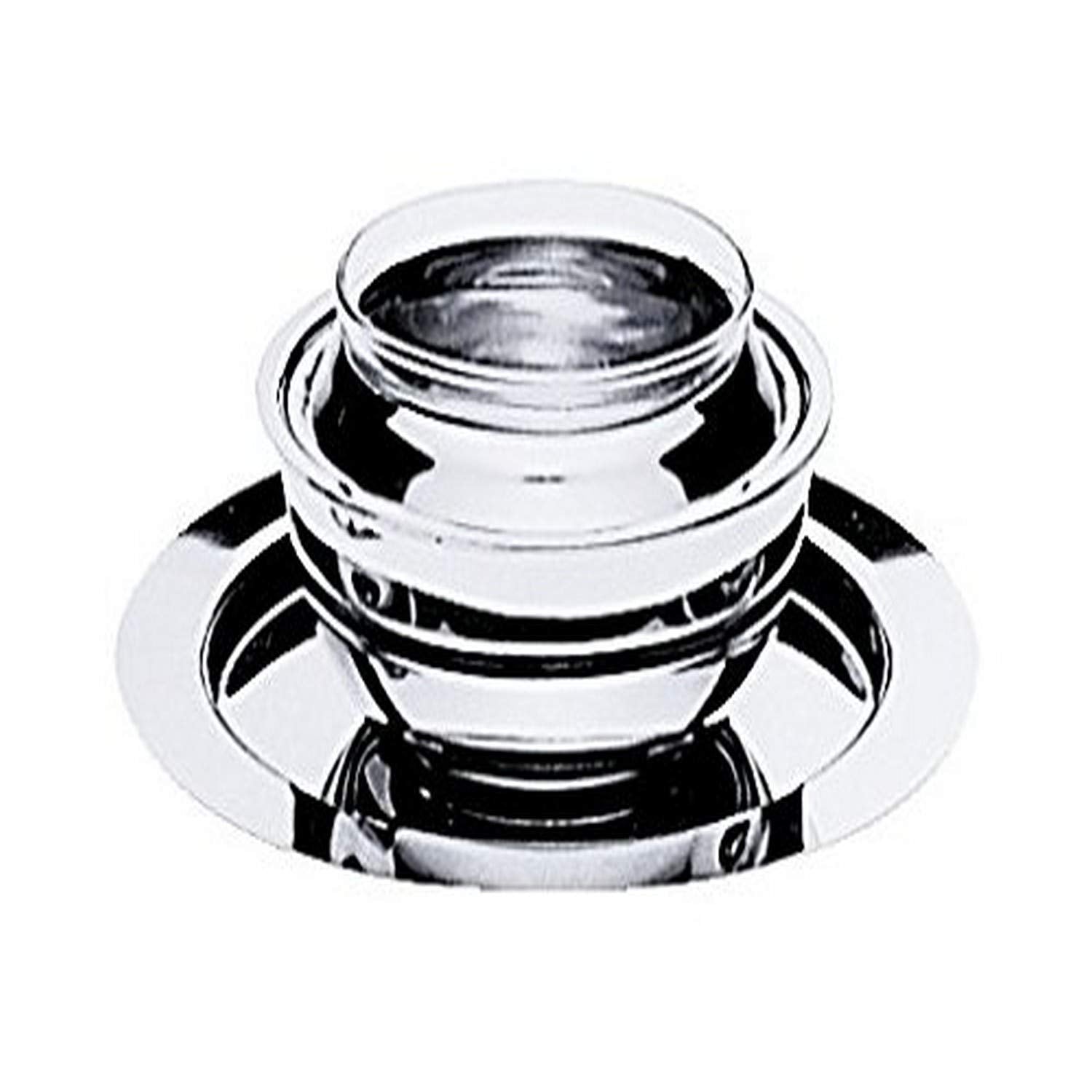 Mepra Giotto Caviar Set-Silver, Dishwasher Safe Serveware, Butter Serving Dish (200714)
