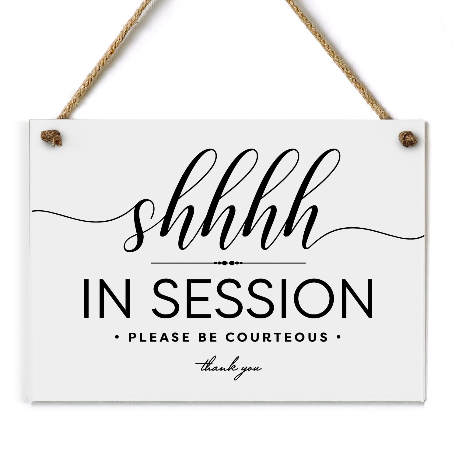 Reilly Originals 5X7 Inch Shhhh Session In Progress ~ Exclusive Value Series With Elegant Designer Graphics ~ Ready To Hang (Whi
