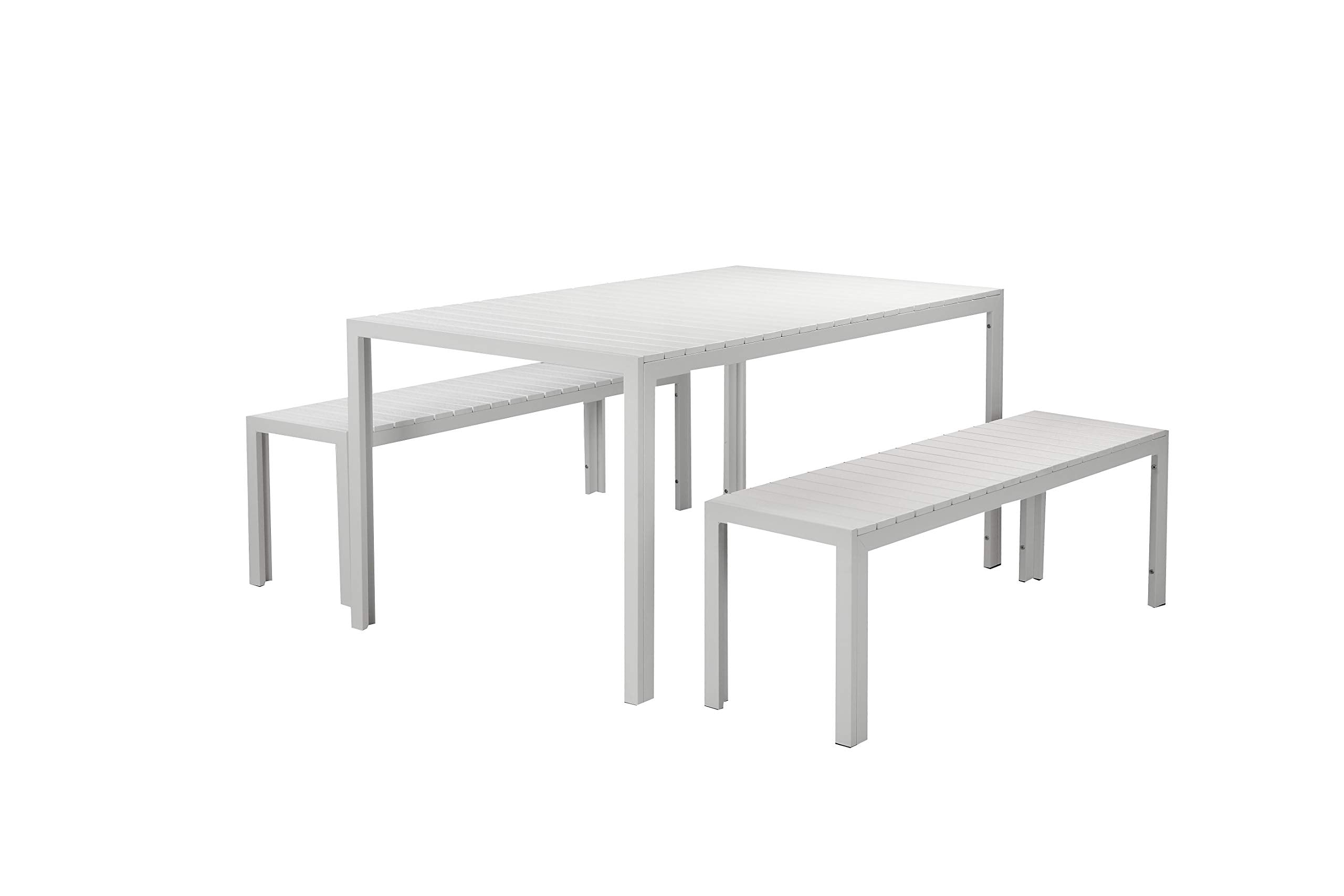 Pangea Home Breeze 3 Whtwht Dining Set, White