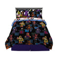 Franco Five Nights at Freddys Kids Bedding Super Soft & Cozy Comforter and Sheet Set with Sham, 7 Piece Queen Size, (Officially