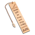 Thank You Appreciation Gift For Women Men Bookmark For Book Lover Teacher Coworker Colleagues Employee Boss Birthday Christmas W