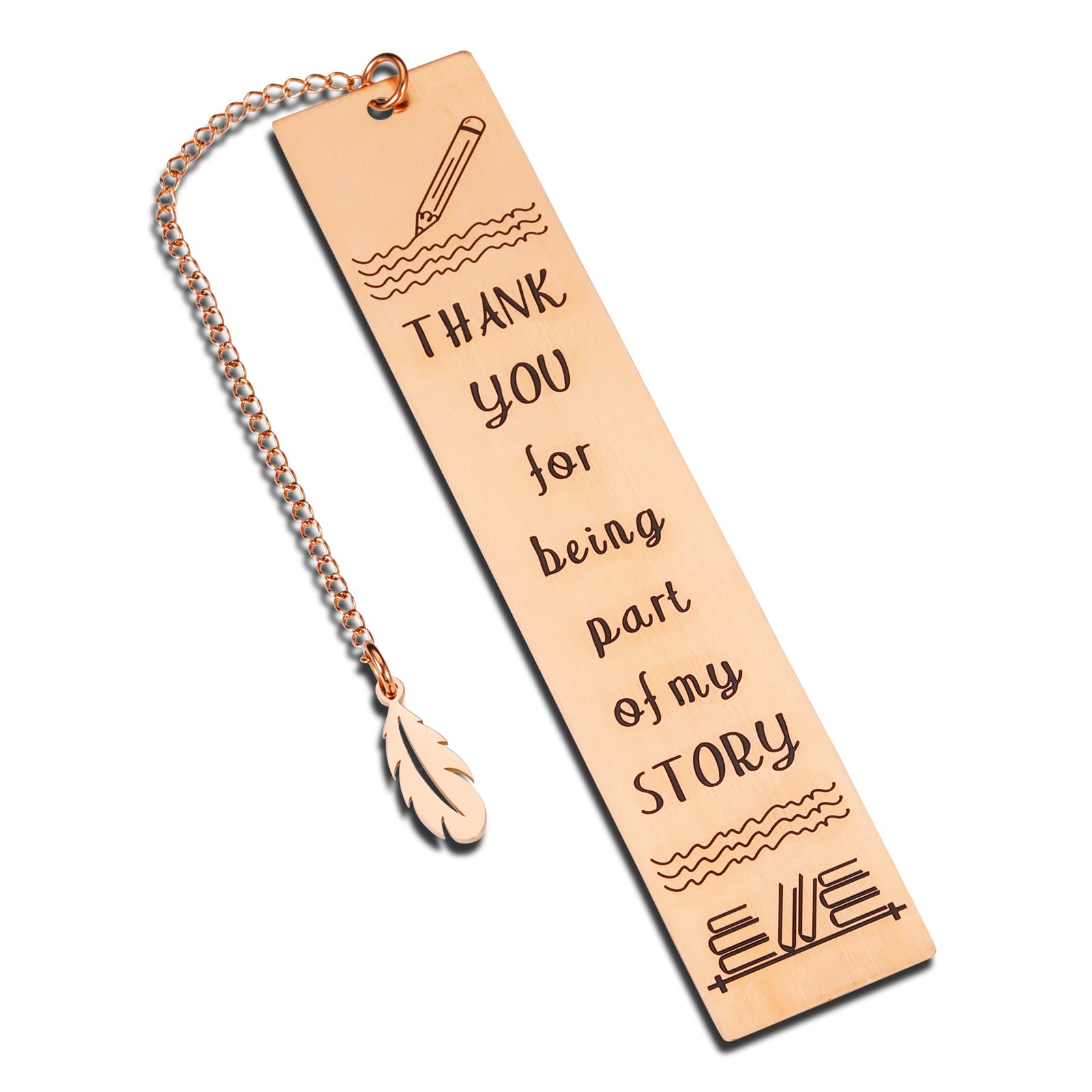 Thank You Appreciation Gift For Women Men Bookmark For Book Lover Teacher Coworker Colleagues Employee Boss Birthday Christmas W