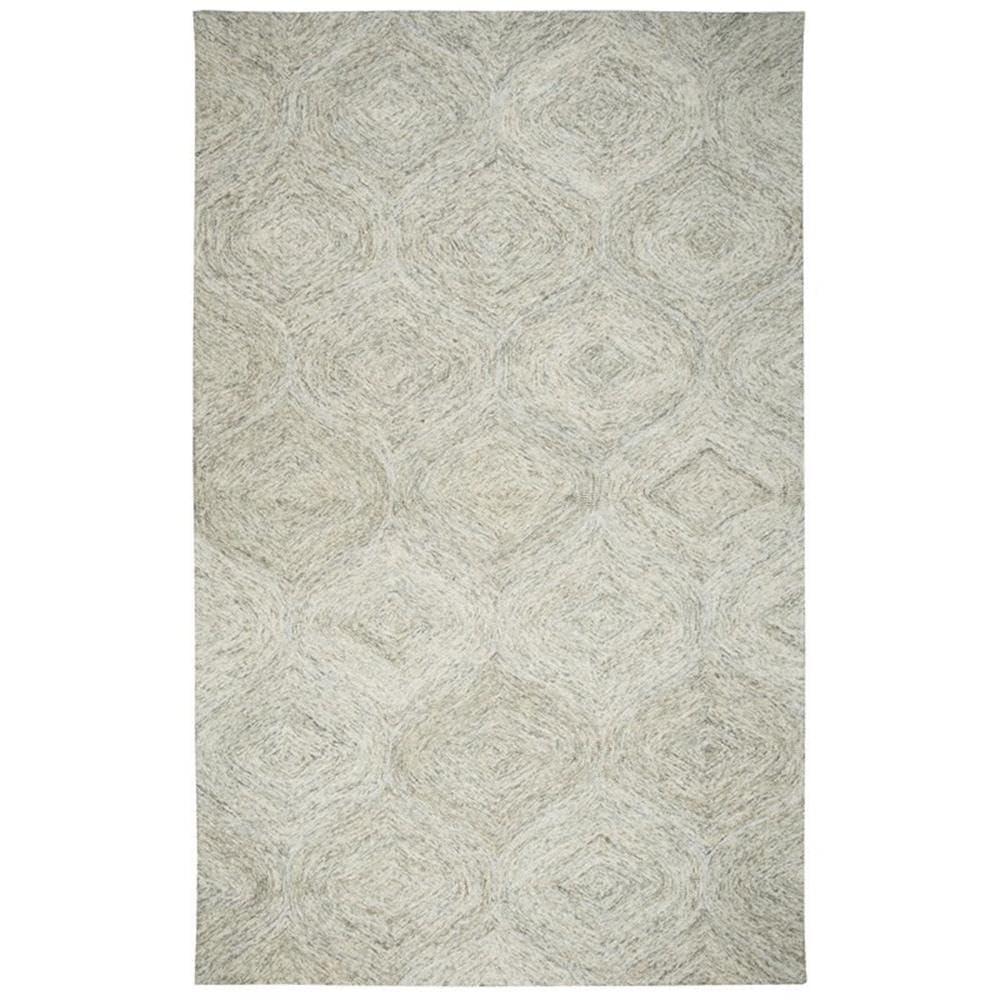 Rizzy Home Alora Decor London 3' X 5' Trellis Beige/Gray/Rust/Blue Hand-Tufted Area Rug