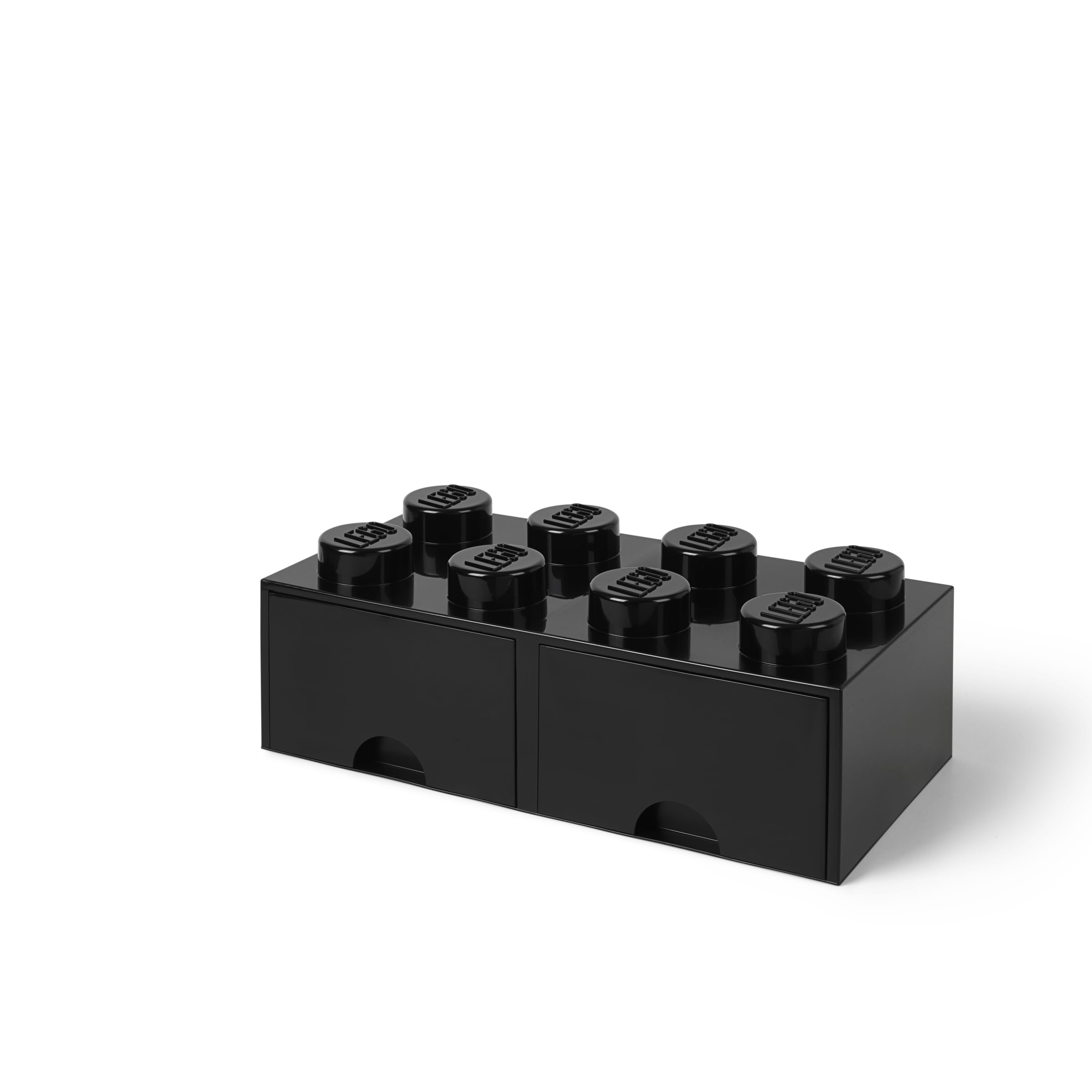 Room Copenhagen, LEGO Brick Drawer - Stackable Storage and D  cor - Brick 8, Black