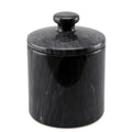 Creative Home 32446 Black Marble SPA Collection Cotton Ball Holder