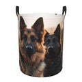 Large Laundry Hamper Animal German Shepherd Laundry Basket With Handles Freestanding Waterproof Clothes Hamper For Laundry Room 