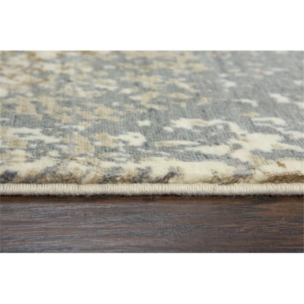 Rizzy Home Alora Decor Essential 2'6" X 10' Abstract Beige/Ivory Hybrid Area Rug