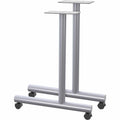 Lorell Llr61628 C-Leg Training Table Base Metallic Silver