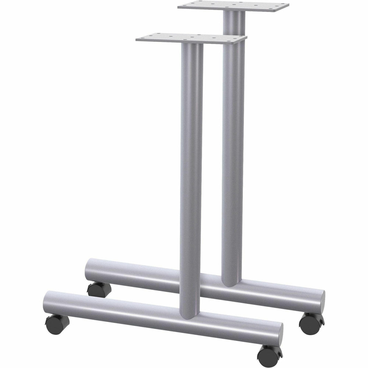 Lorell Llr61628 C-Leg Training Table Base Metallic Silver