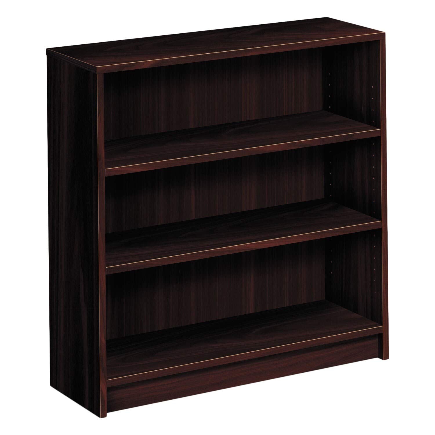 Hon 1870 Series Square Edge Laminate Bookcase Bookcase,3Shelf,Sqedg,My (Pack Of2)