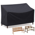 Kingling Outdoor Bench Covers, Patio Loveseat Cover Waterproof Bench Covers for Outdoor Furniture 2-seat Sofa Couch Cover, 52 W 
