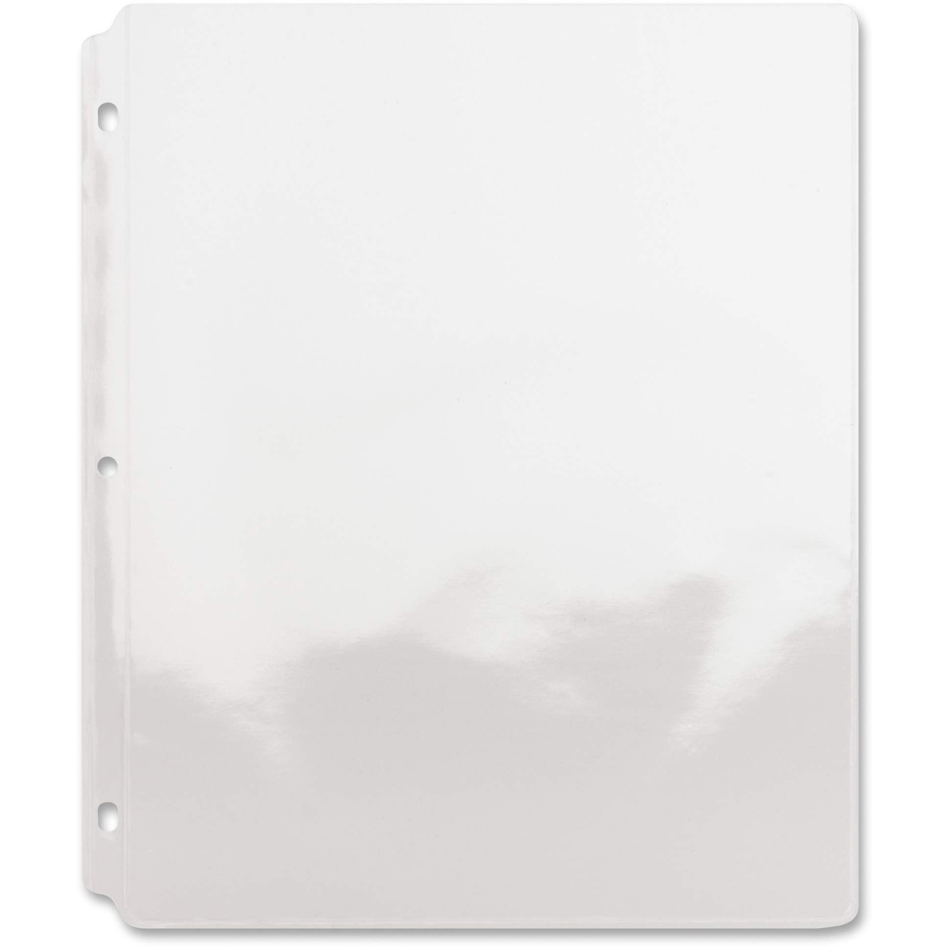 Sheet Protectors, Heavy-Duty, Top Ld, 11'X8-1/2', 50 Per Box Type: Clear