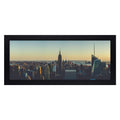 Golden State Art, 8x20 Picture Frame In Black - Solid Wood with Tempered Glass - Horizontal And Vertical formats for Wall, Panor