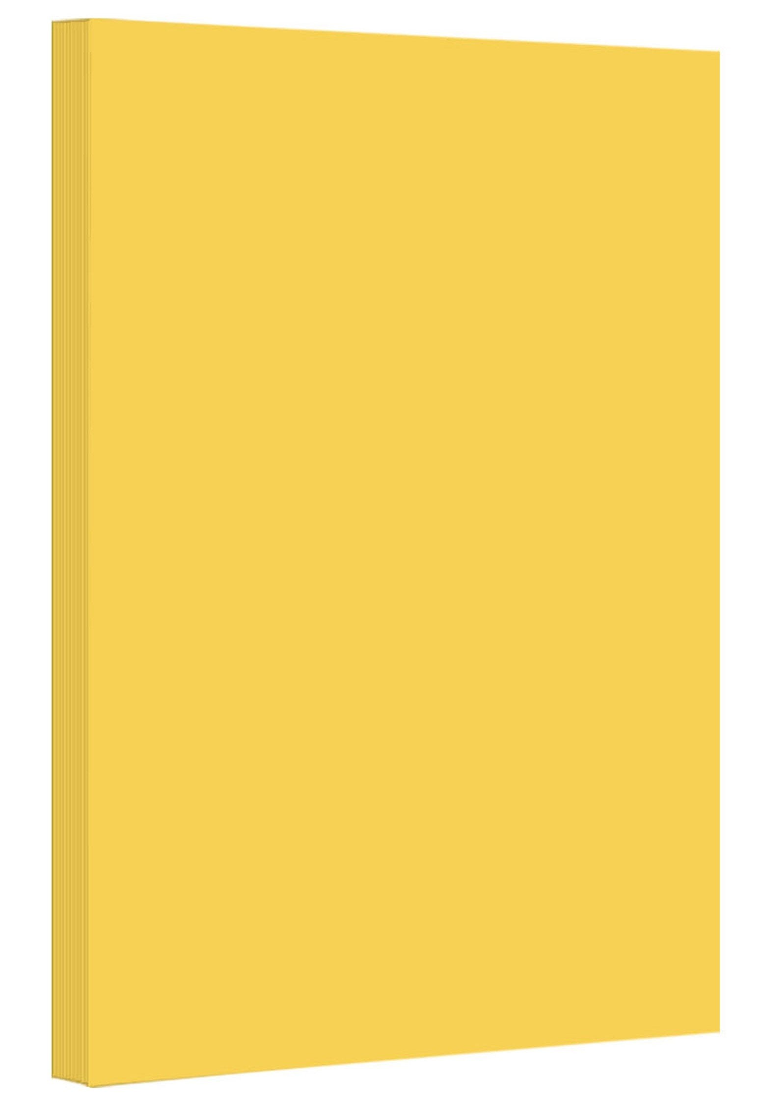 Goldenrod Pastel Color Card Stock | 67Lb Cover Cardstock | 8.5' X 14' Inches | 50 Sheets Per Pack