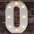 Pooqla LED Marquee Letter Lights Sign, Light Up Alphabet Letter for Home Party Wedding Decoration O